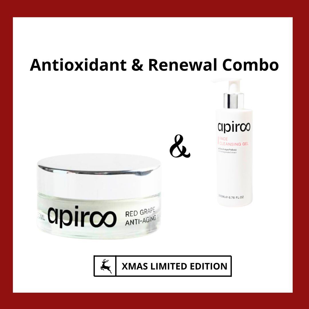Antioxidant & Renewal Combo – Face Cleansing & Anti-Age Mask