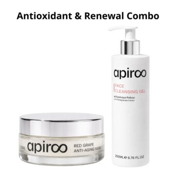 Antioxidant & Renewal Combo – Face Cleansing & Anti-Age Mask