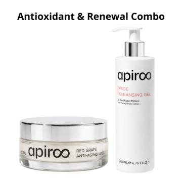 Antioxidant & Renewal Combo – Face Cleansing & Anti-Age Mask